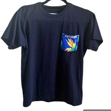 ANTIBES Gazzoil France Navy T-Shirt Small