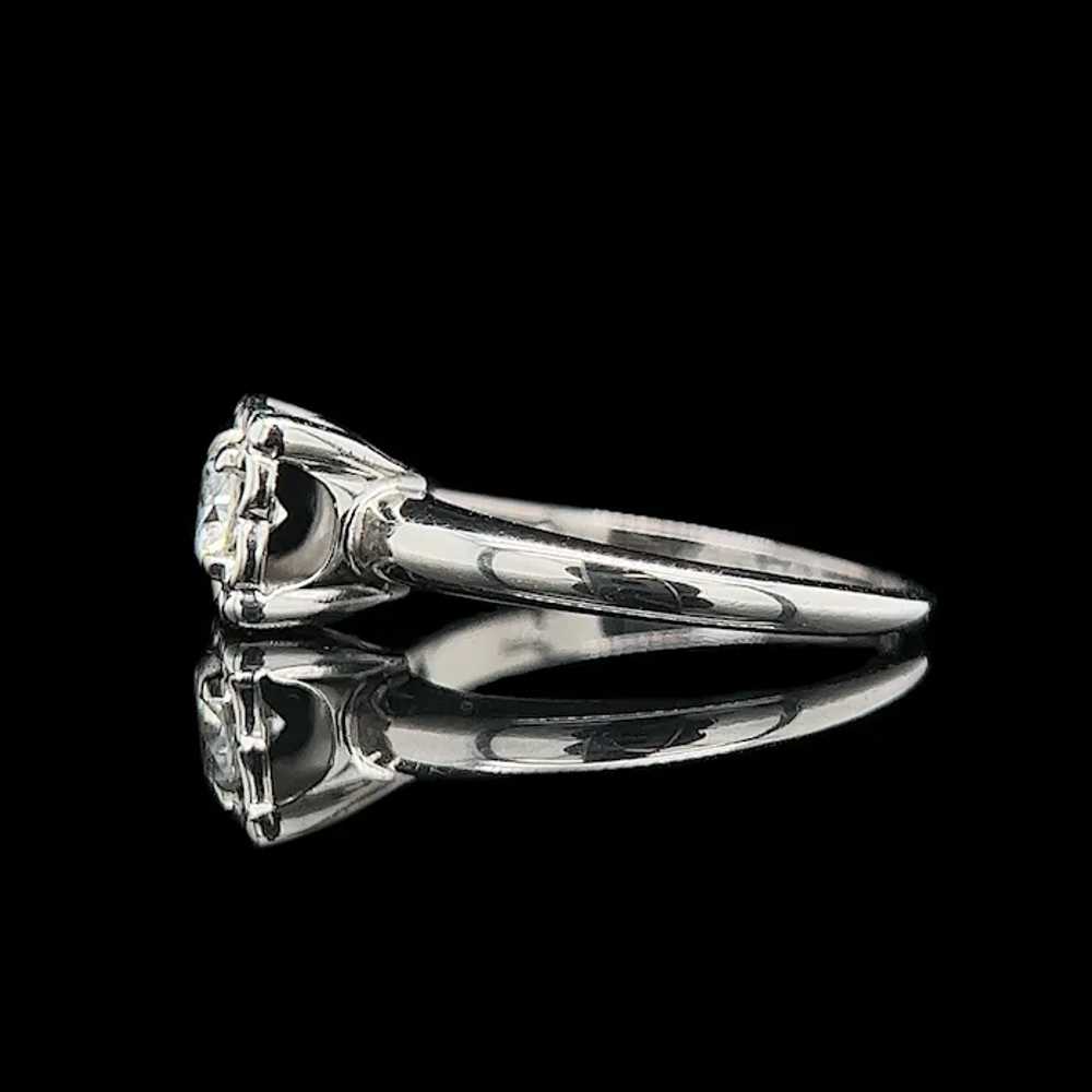 .40ct. Diamond Vintage Engagement - Fashion Ring … - image 3