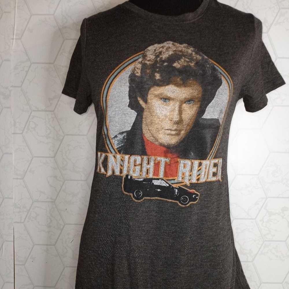 Vintage KNIGHT RIDER David Hasselhoff charcoal co… - image 11