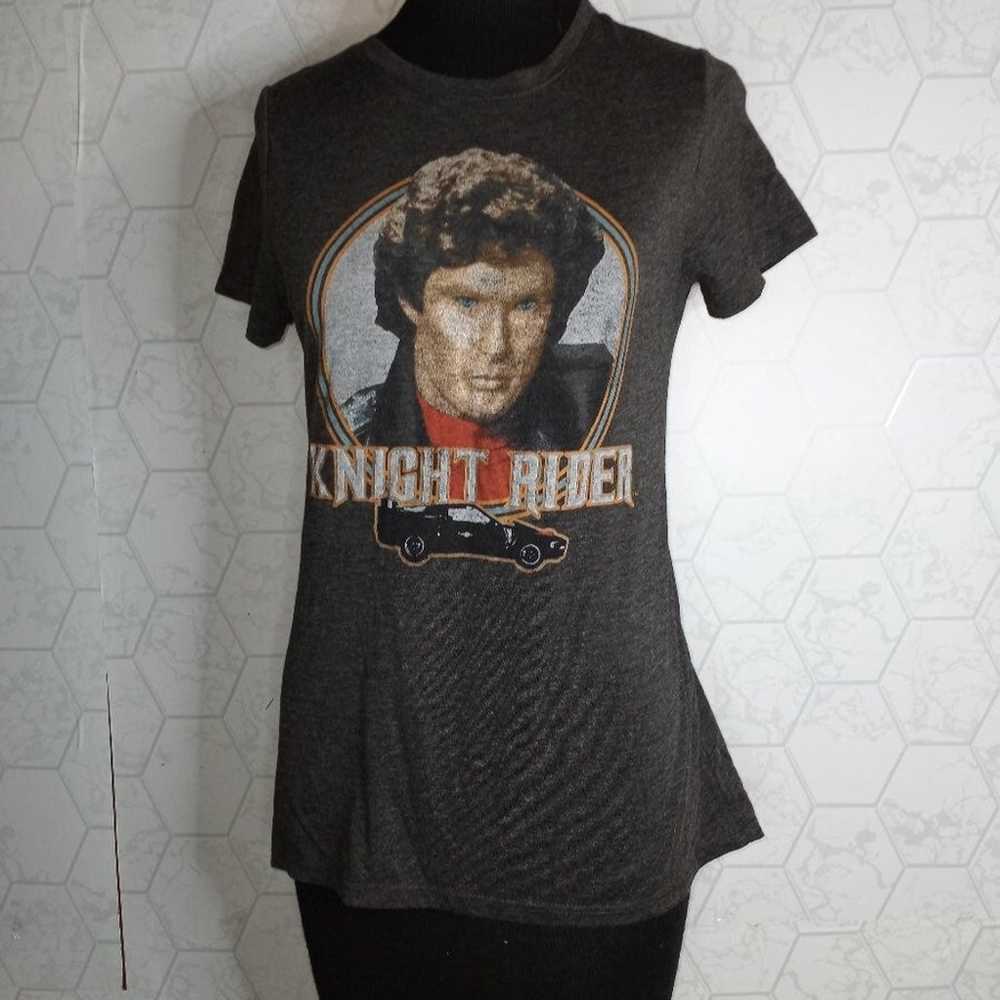 Vintage KNIGHT RIDER David Hasselhoff charcoal co… - image 2