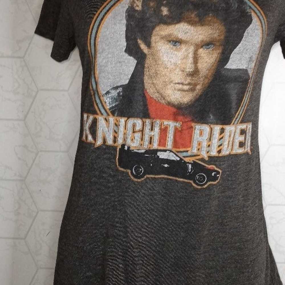 Vintage KNIGHT RIDER David Hasselhoff charcoal co… - image 4