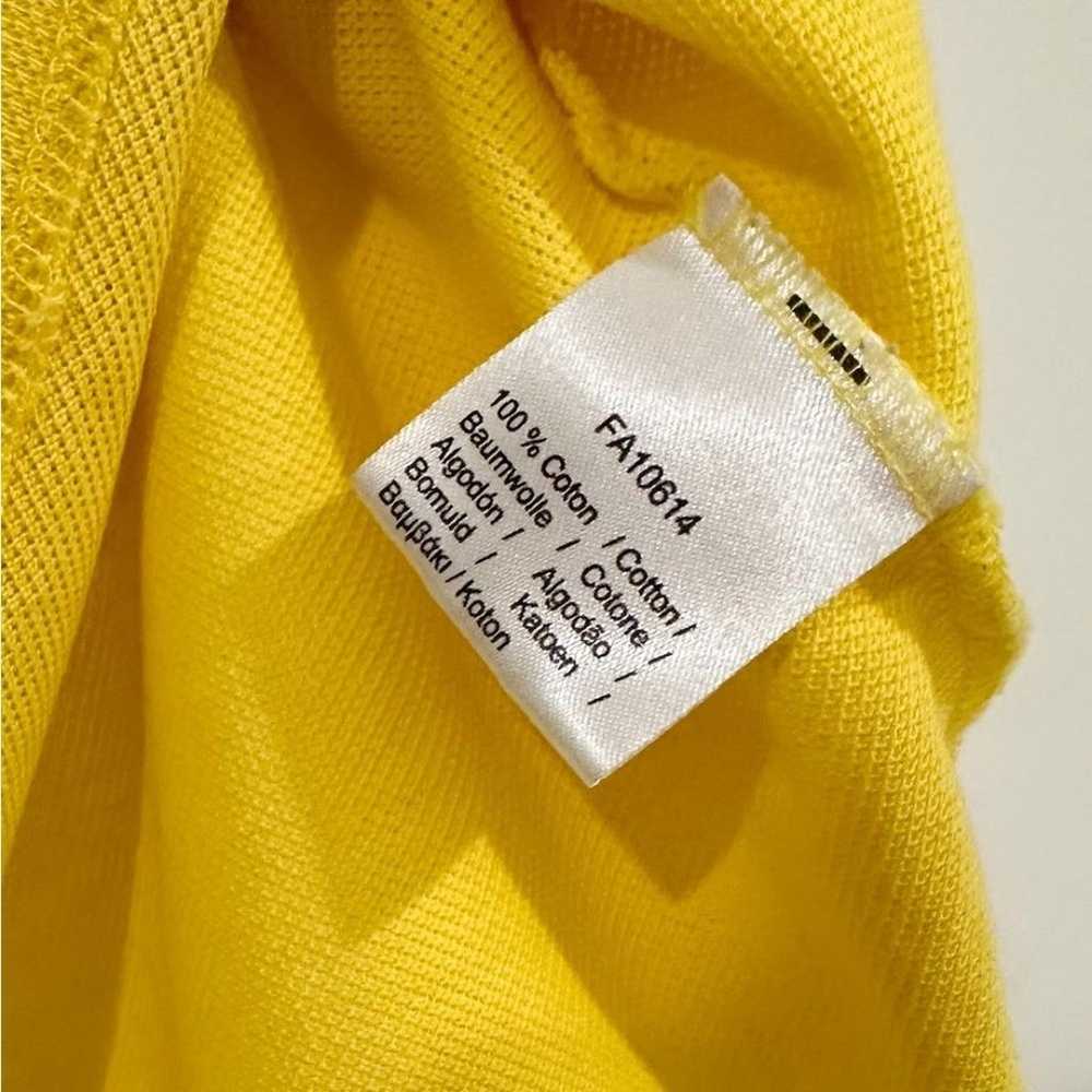 Lacoste Yellow Polo Half Button Up Shirt Size 36 … - image 9