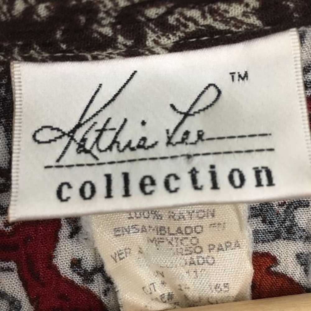 Vintage Kathie Lee Collection Short Sleeve Button… - image 6
