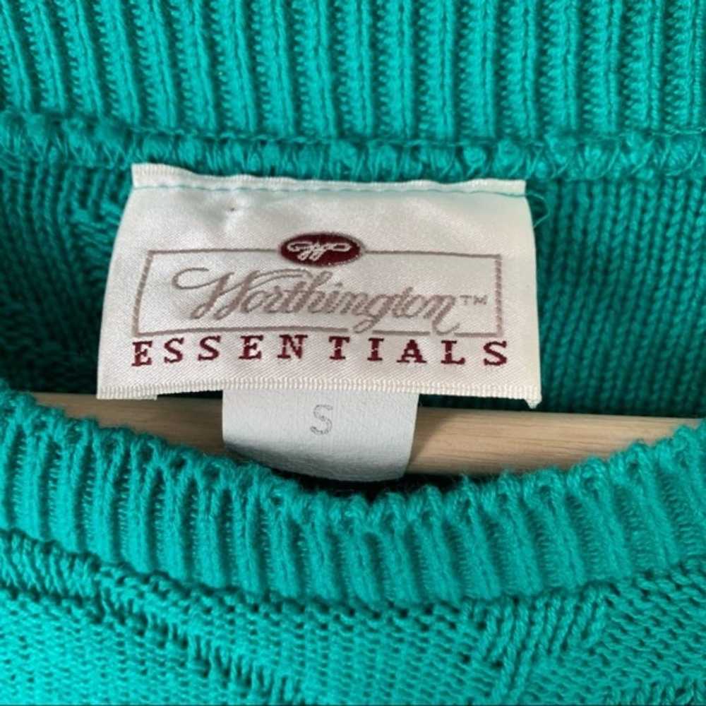 Worthington Essentials Knit Vintage Floral Sweate… - image 2