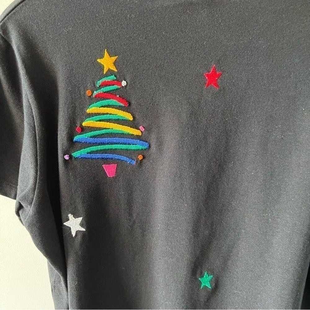 Michael Simon Vintage Christmas Tree Holiday T-sh… - image 7