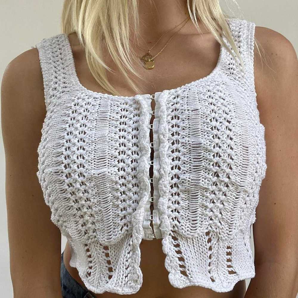 Vintage crochet top - image 5