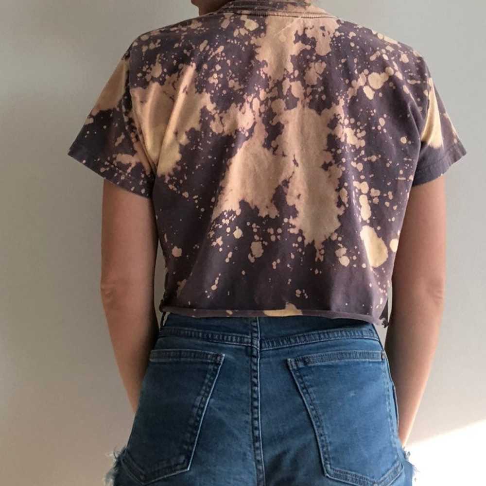 Vintage Custom Acid Wash Peru Crop Top - image 3