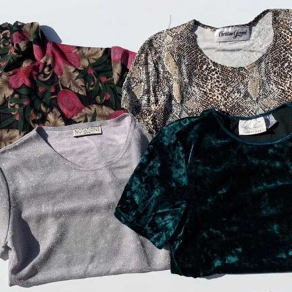 Bundle of vintage tops - image 1