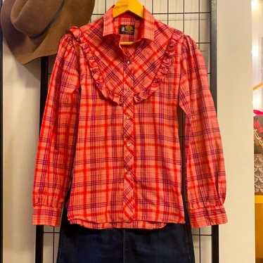 VINTAGE KENNY ROGERS WESTERN SHIRT BY KARMAN! PEARL cheapest SNAPS! YOKE! USA! MED