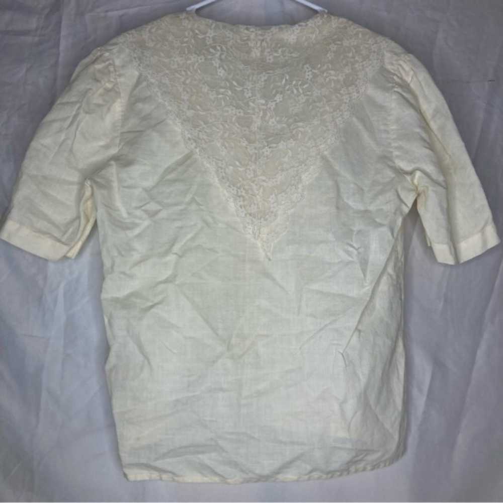 John Douglas vintage 1960s linen blouse - image 3