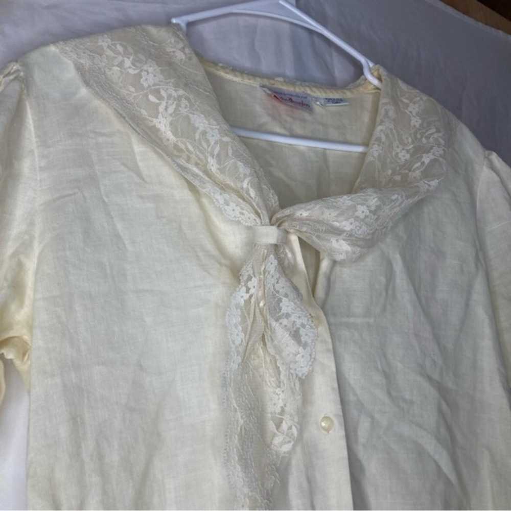 John Douglas vintage 1960s linen blouse - image 6