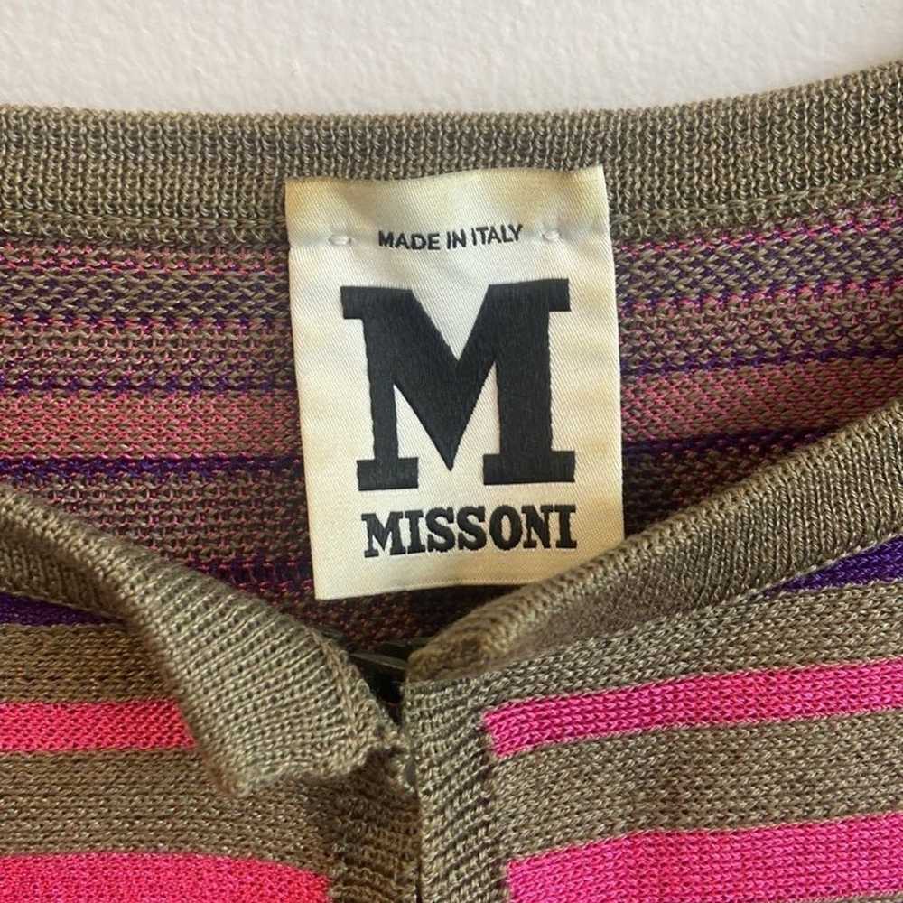 VTG M by Missoni Striped Cardigan - image 2