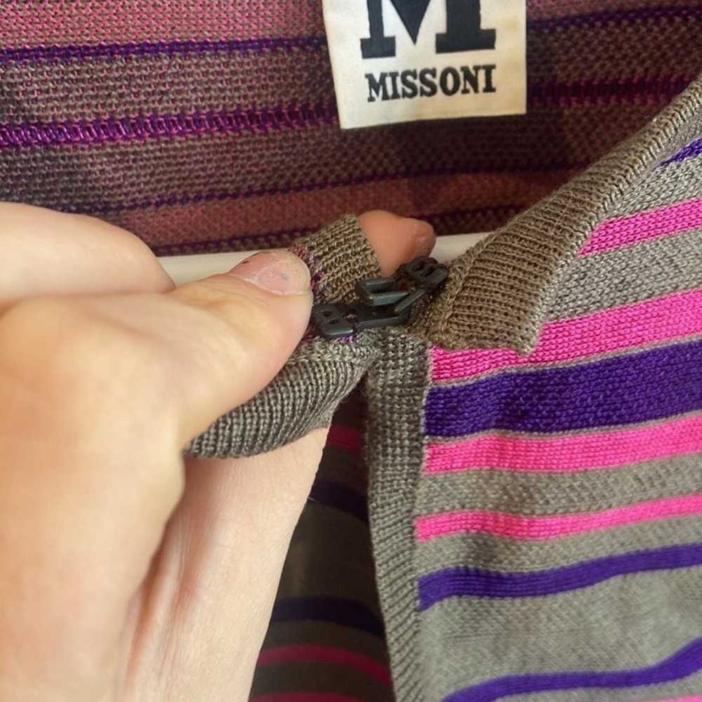 VTG M by Missoni Striped Cardigan - image 3