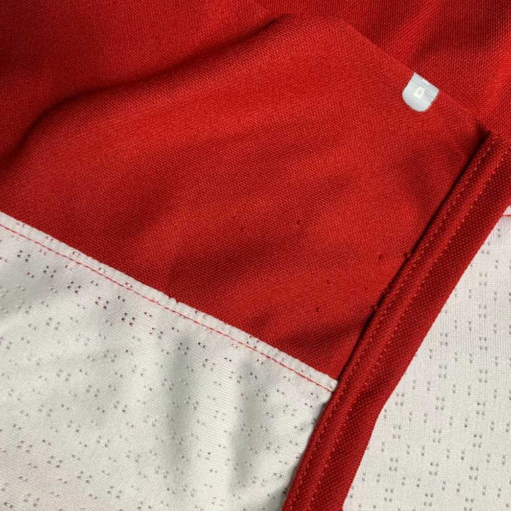 Vintage Nike Team Red White Tennis Shirt Size S S… - image 5