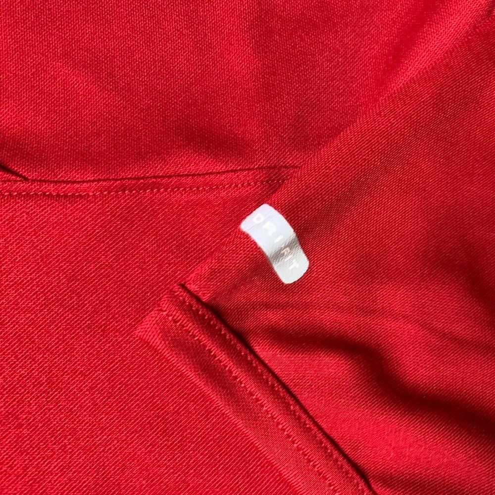 Vintage Nike Team Red White Tennis Shirt Size S S… - image 8