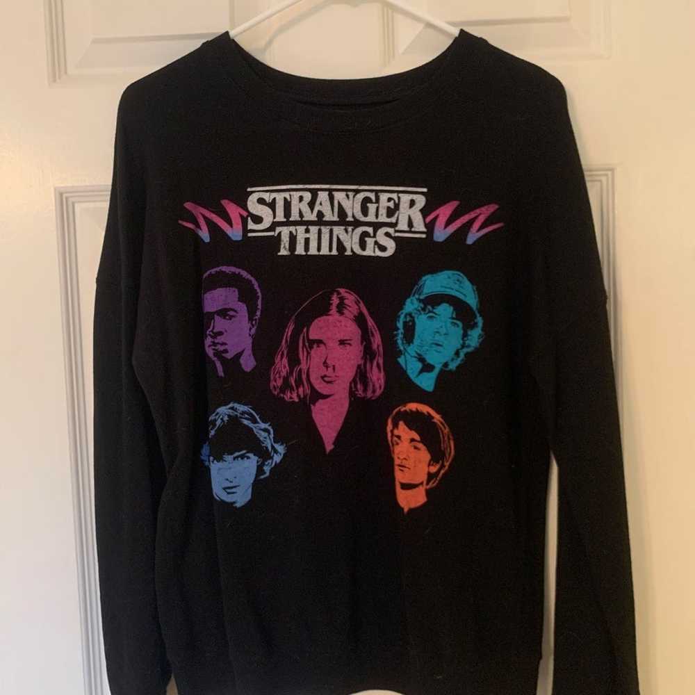 Stranger Things Black Sweatshirt - Gem