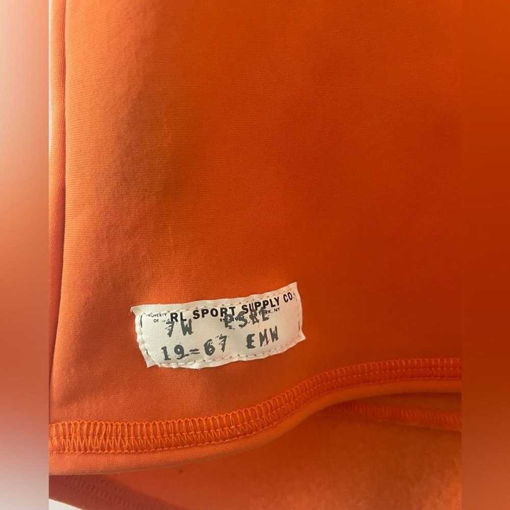 Vintage Ralph Lauren Sport Orange Sleeveless Turt… - image 3
