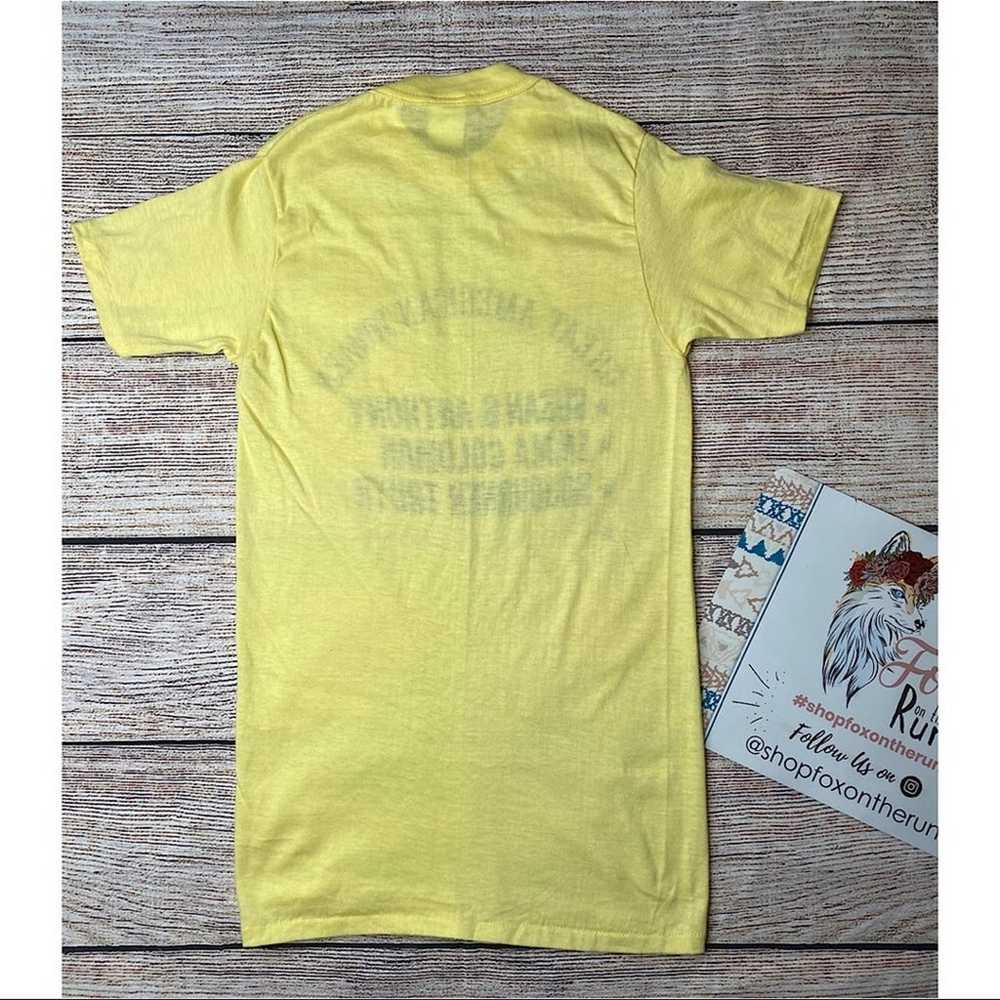 Vintage 1982 Yellow “Great American Women” T-Shir… - image 6