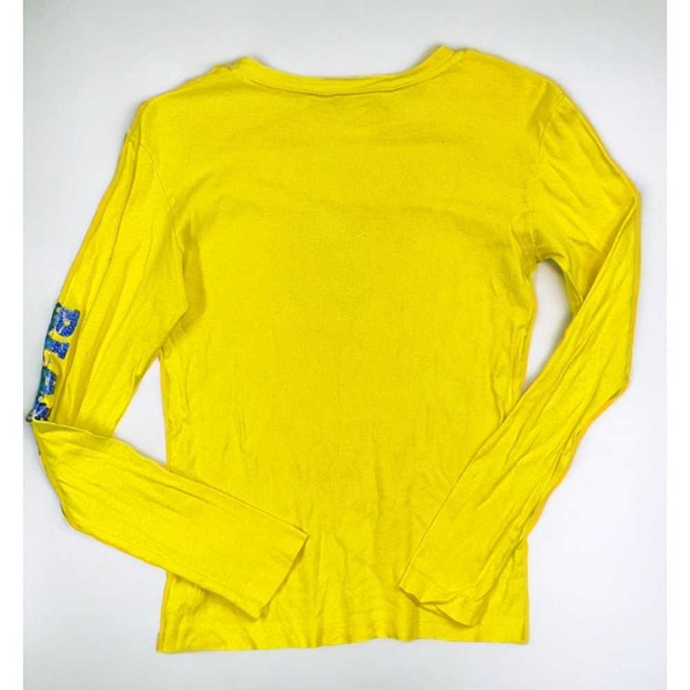 Vintage Yellow Womens Playboy Long Sleeve Shirt T… - image 2