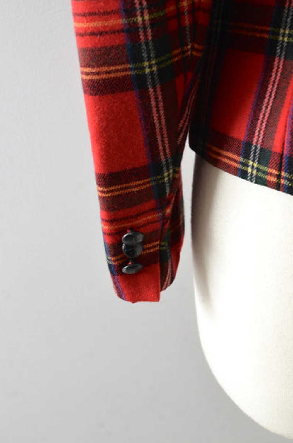 Vintage Plaid Jacket - image 5