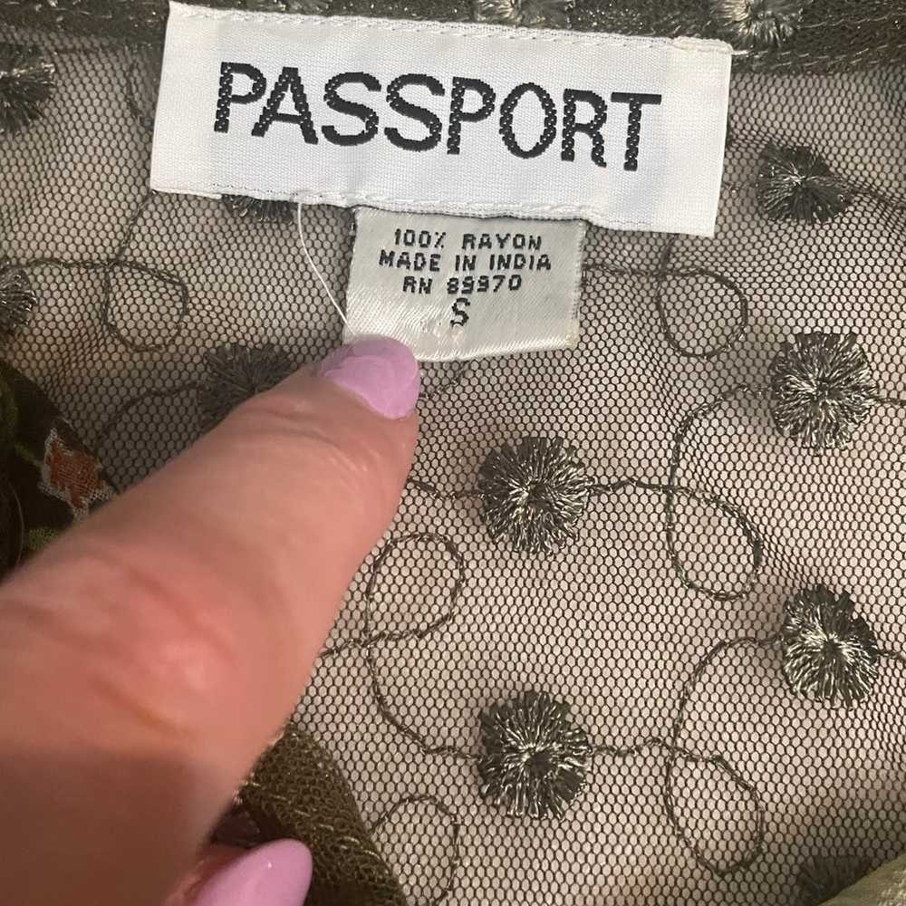 Passport women’s vintage rare shirt size small - image 8