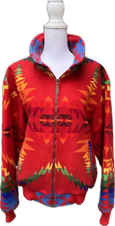 Pendleton Southwest Aztec Red and Orange Flight Ja