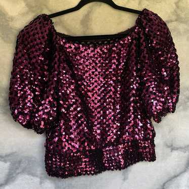 Vintage 1980s Sequin Bra Top