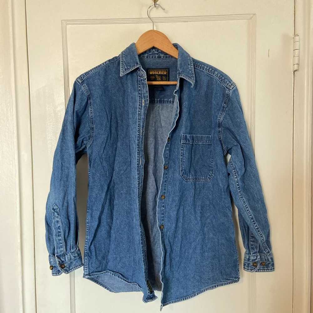 Vintage Woolrich Denim Button Down - image 1