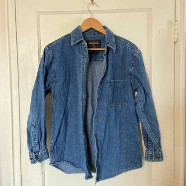 Vintage Woolrich Denim Button Down - image 1