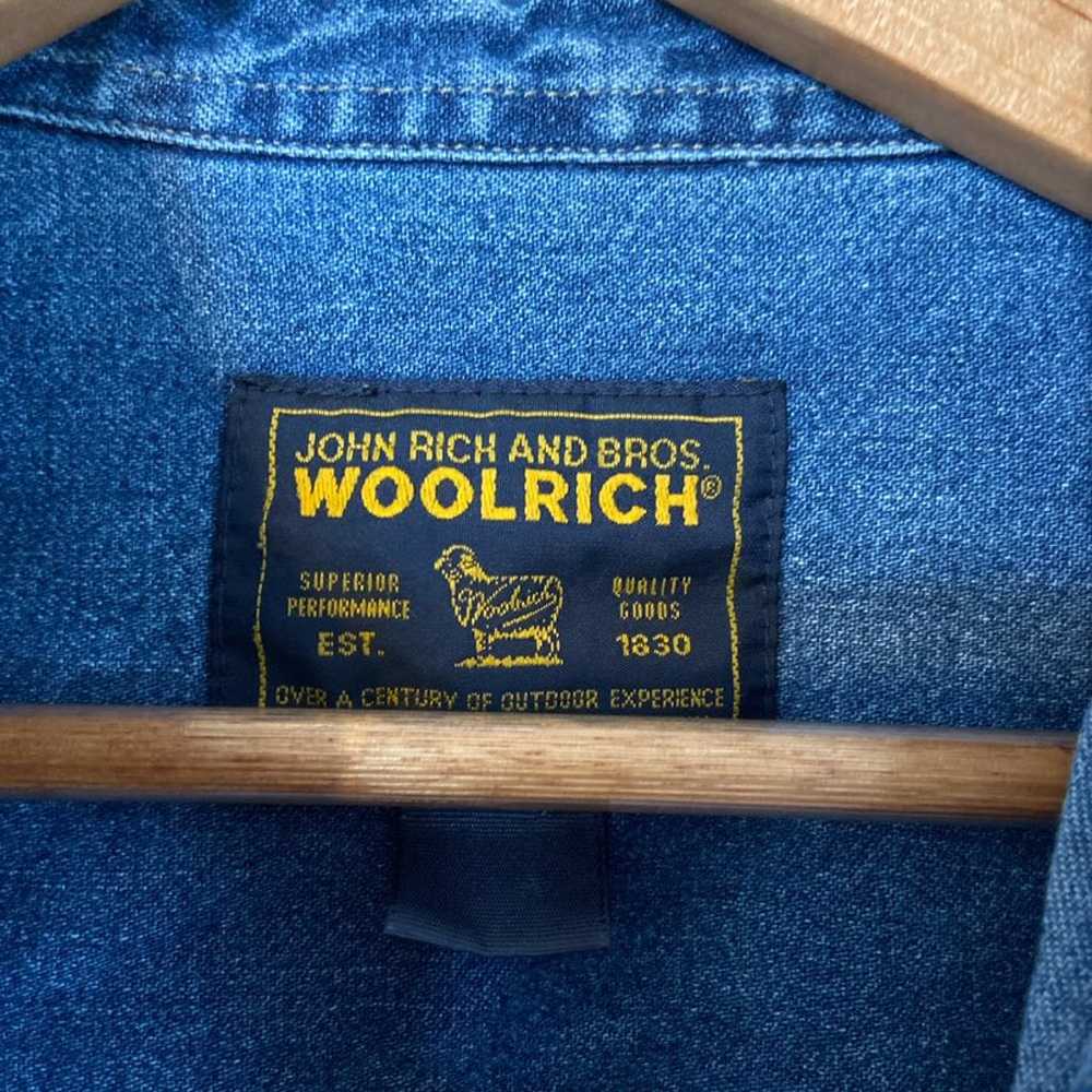 Vintage Woolrich Denim Button Down - image 2