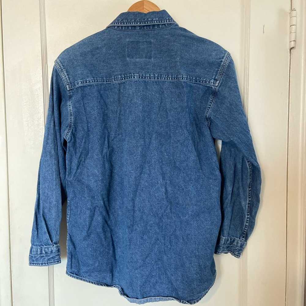 Vintage Woolrich Denim Button Down - image 3