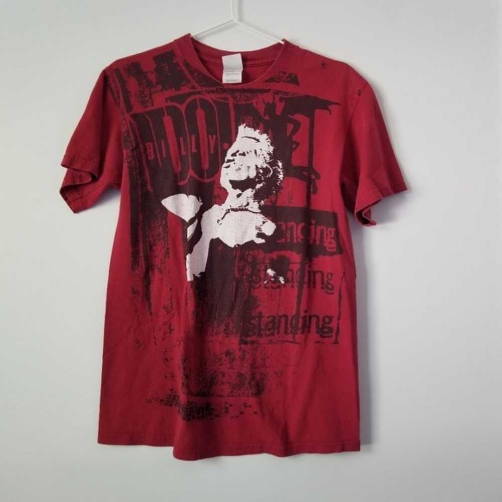 Vintage Billy Idol Red Standing Concert Shirt siz… - image 3
