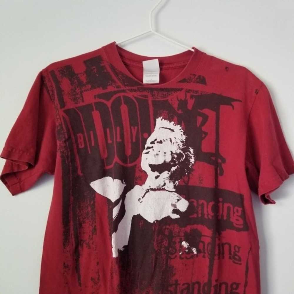Vintage Billy Idol Red Standing Concert Shirt siz… - image 4