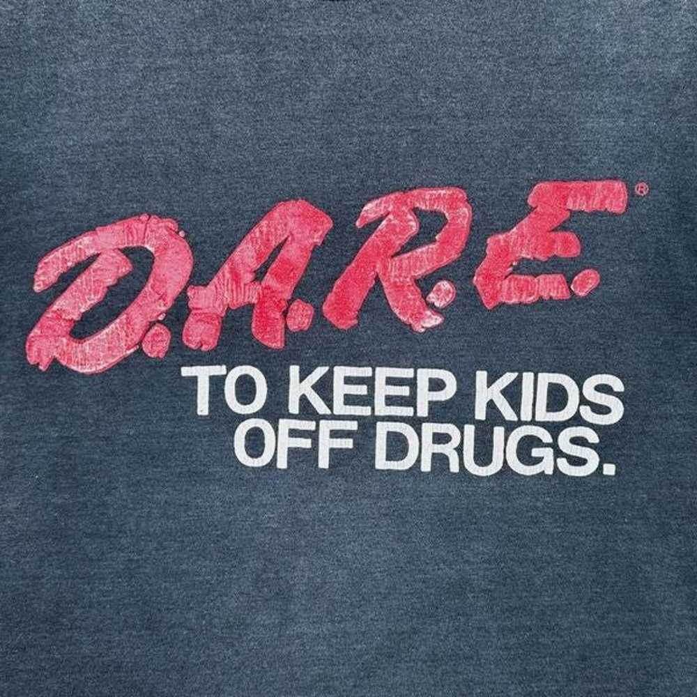 Vintage 90’s Oneita D.A.R.E. To Keep Kids Off Dru… - image 2