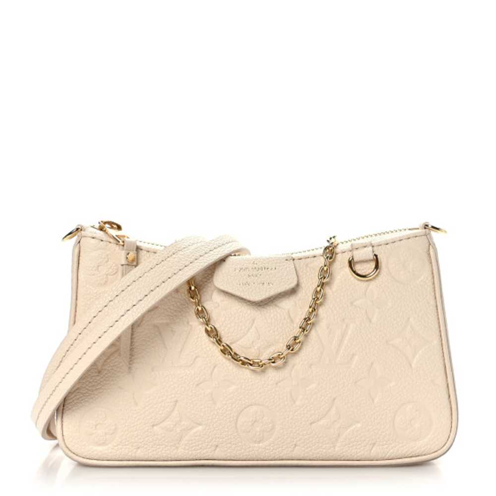 LOUIS VUITTON Empreinte Easy Pouch On Strap Cream - image 1