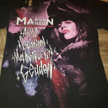 marilyn manson tour merch