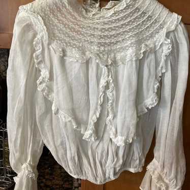 Authentic Victorian Lace Bodice Blouse
