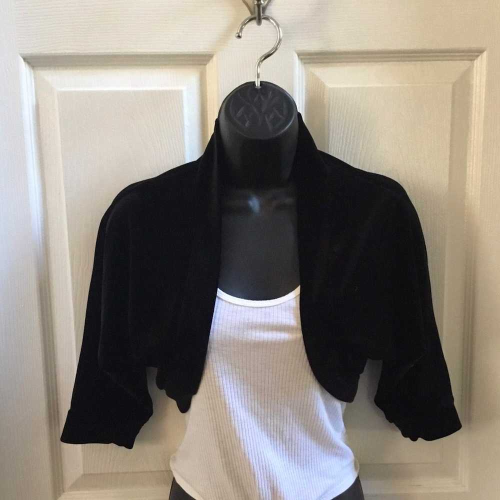 VINTAGE Connected Velvet Bolero - image 3