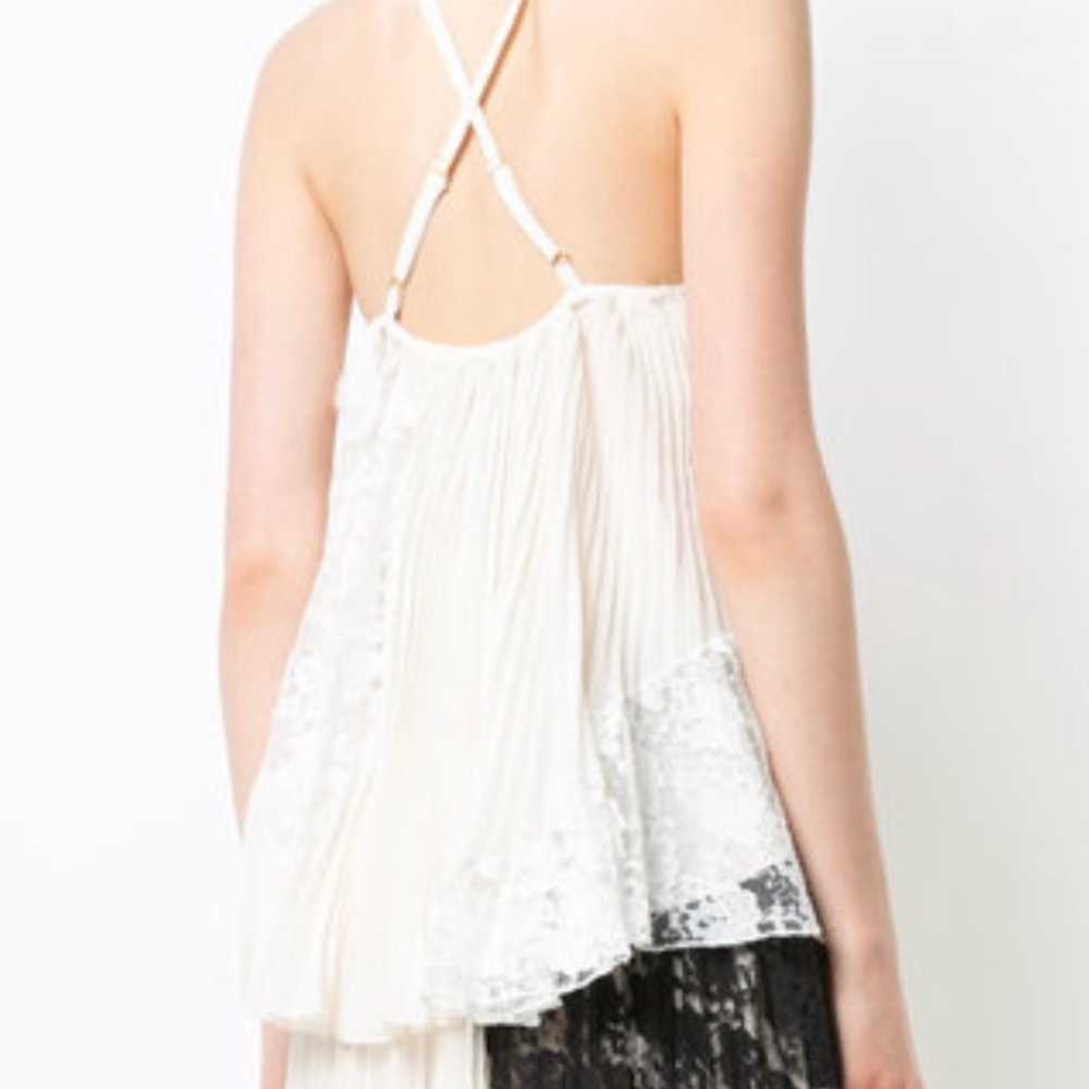 Derek Lam 10  Crosby Ivory Pleated Camisole Blous… - image 3