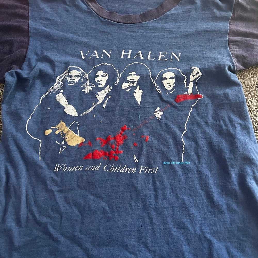 Vintage 1980 Van Halen tee - image 6