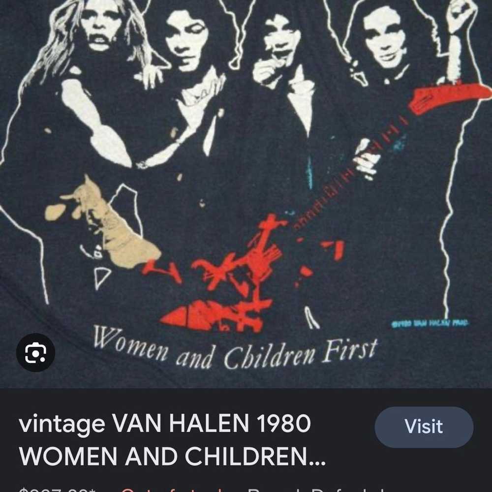 Vintage 1980 Van Halen tee - image 8