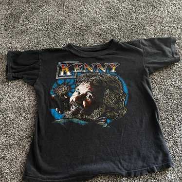 Vintage rare Kenny Rodgers Live tee front and bac… - image 1