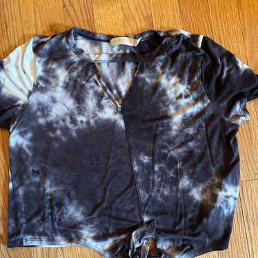 Tie Dye Shirt Shirt with tie size Medium - Women’s - image 1