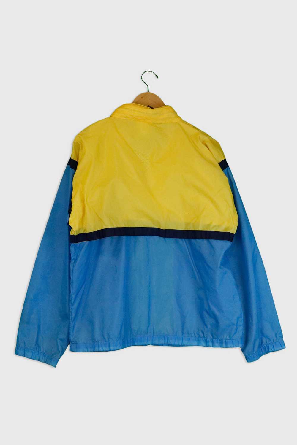 Vintage Adidas Hidden Hood Mesh Windbreaker Sz M - image 5