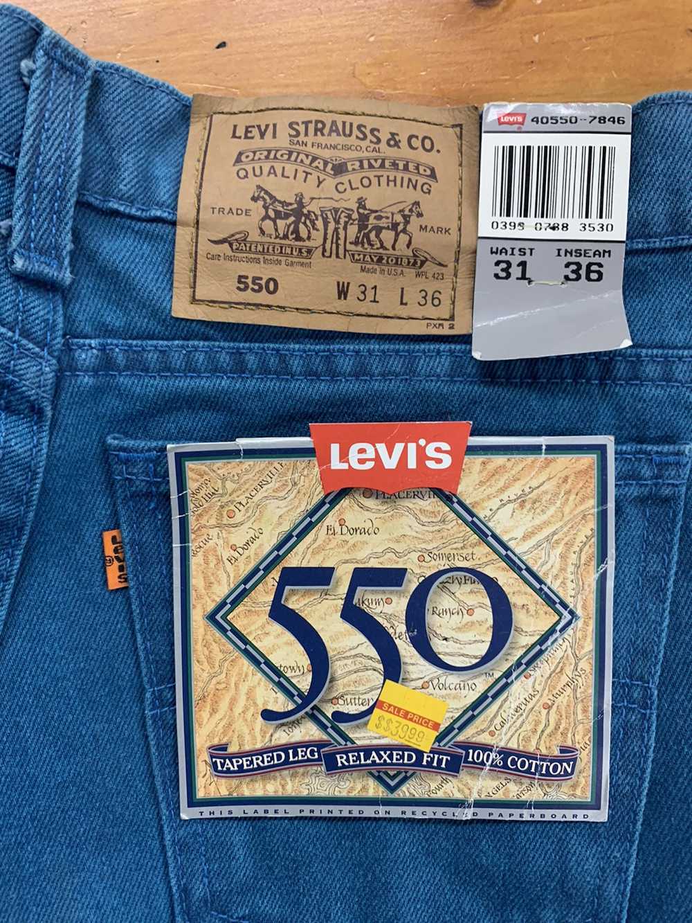 Jean × Levi's × Vintage Vintage 1990s Levi’s Teql… - image 5