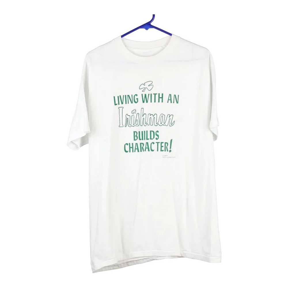 Unbranded Graphic T-Shirt - XL White Cotton - image 1