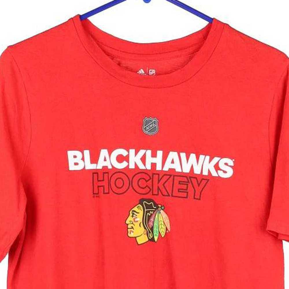 Chicago Blackhawks Adidas NHL T-Shirt - XL Red Co… - image 3