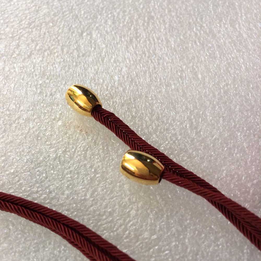 Baccarat Arafoli Heart Necklace Irise Orange Pend… - image 2