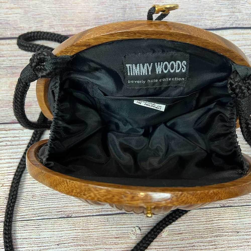 Timmy Woods Beverly Hills Vintage Clamshell Seash… - image 4