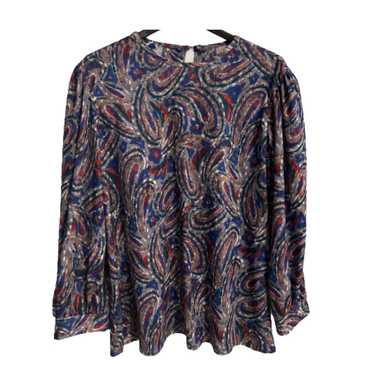 Vintage Colorful Blouse - image 1